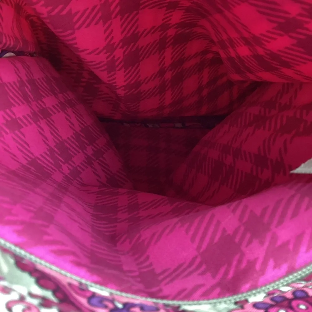 Vera Bradley Laptop Computer Carry Bag Zippered Pink